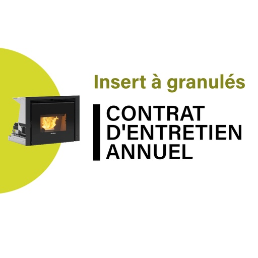 Contrat d'entretien annuel Insert à granulés