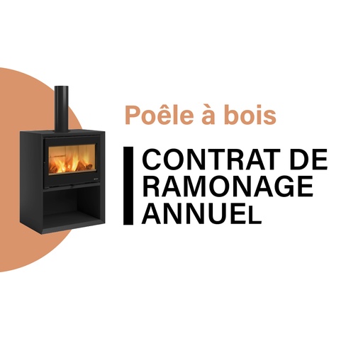 Contrat de ramonage annuel Poêle à bois